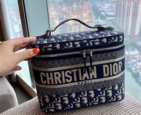 dior cosmetic case|designer dior makeup bag.